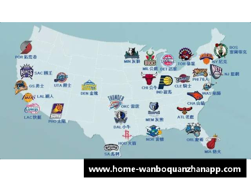 NBA球队地图：揭秘美国各地球队的传奇故事